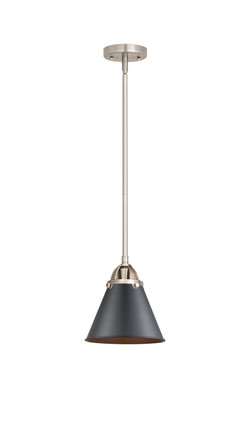manufacturer_finish:Brushed Satin Nickel|manufacturer_glass:Matte Black|light_output:220.00lm|color_temperature:2200K|cri:99