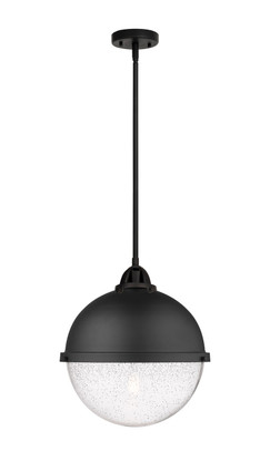 Innovations - 288-1S-BK-HFS-124-BK - One Light Pendant - Nouveau 2 - Matte Black
