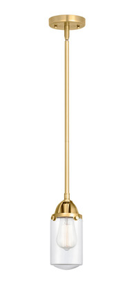 Innovations - 288-1S-SG-G312-LED - LED Mini Pendant - Nouveau 2 - Satin Gold