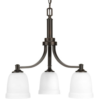 Progress Lighting - P400052-020 - Three Light Chandelier - Topsail - Antique Bronze