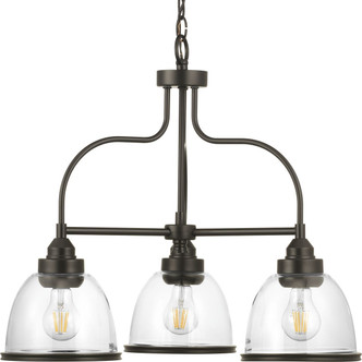 Progress Lighting - P400134-020 - Three Light Chandelier - Saluda - Antique Bronze