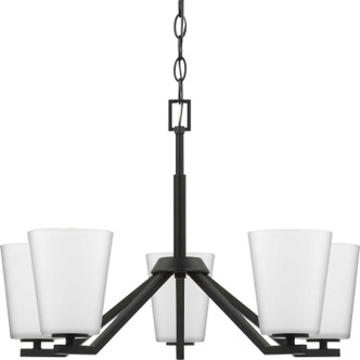Progress Lighting - P400343-31M - Five Light Chandelier - Vertex - Matte Black