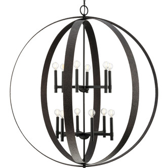 Progress Lighting - P400409-31M - 12 Light Chandelier - Allegheny - Matte Black Progress Lighting - P400409-31M - 12 Light Chandelier - Allegheny - Matte Black