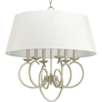 Progress Lighting - P500081-134 - Six Light Pendant - Savor - Silver Ridge