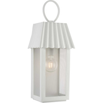 Progress Lighting - P560306-192 - One Light Outdoor Wall Lantern - Point Dume-Hook Pond - Shelter White