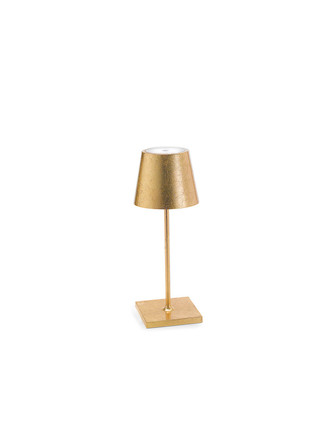 Zafferano - LD0320BFO - LED Table Lamp - Poldina - Gold leaf