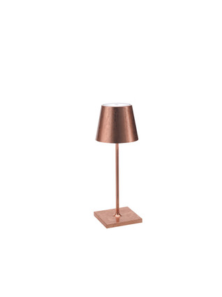 Zafferano - LD0320RFR - LED Table Lamp - Poldina - Copper leaf