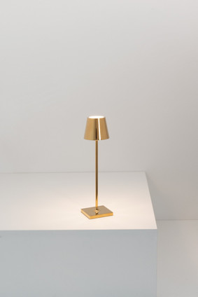 Zafferano - LD0490O3 - LED Table Lamp - Poldina - Glossy Gold