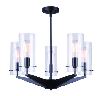 Canarm - ICH759A05BK - Five Light Chandelier - Joni - Black
