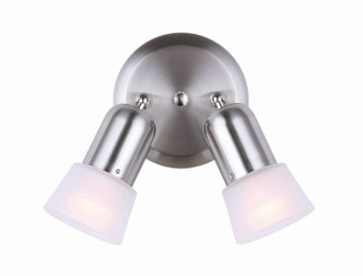 Canarm - ICW5251 - Two Light Ceiling Mount - Omni - Brushed Pewter