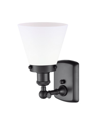 manufacturer_finish:Matte Black|manufacturer_glass:Matte White Cased Small Cone|light_output:220.00lm|color_temperature:2200K|cri:99