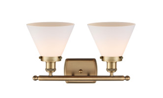 manufacturer_finish:Brushed Brass|manufacturer_glass:Cased Matte White Large Cone|light_output:220.00lm|color_temperature:2200K|cri:99