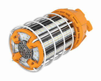 Satco - S38975 - LED Hi-Bay Caged Lamp - Orange / White