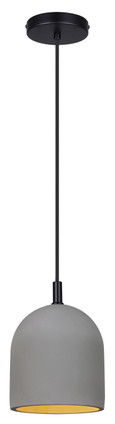 Canarm - IPL729B01BK6-GY - One Light Pendant - Jack - Matte Black Canarm - IPL729B01BK6-GY - One Light Pendant - Jack - Matte Black