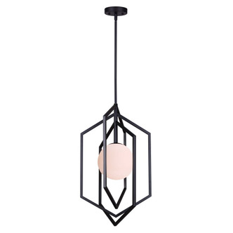 Canarm - IPL748B01BK - One Light Pendant - Valen - Matte Black