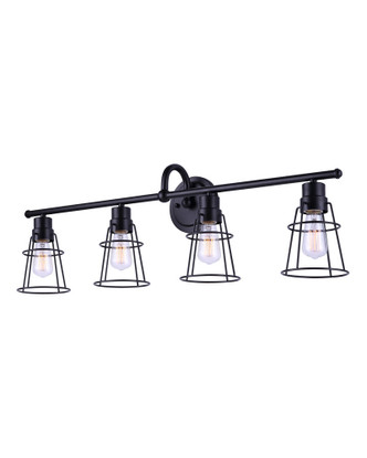 Canarm - IVL1053A04BK - Four Light Vanity - Dree - Black