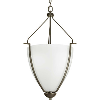 Progress Lighting - P3969-20W - Three Light Foyer Pendant - Bravo - Antique Bronze