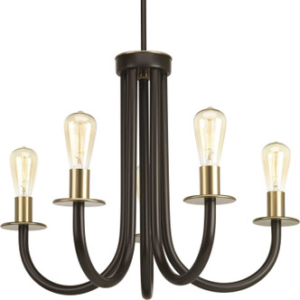 Progress Lighting - P400050-020 - Five Light Chandelier - Swing - Antique Bronze