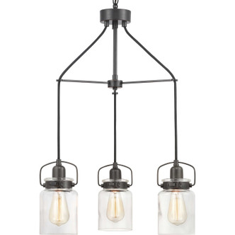 Progress Lighting - P400132-020 - Three Light Chandelier - Calhoun - Antique Bronze