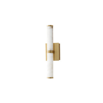 ET2 - E11201-WAGLD - LED Bath Vanity - Aragon - White Alabaster / Gold