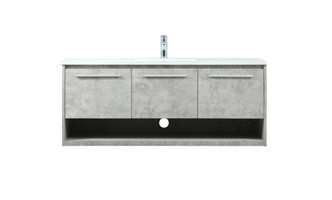 Elegant Lighting - VF43548MCG - Vanity Sink Set - Roman - Concrete Grey