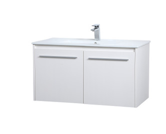 Rasina Single Bathroom Floating Vanity (VF44036WH)