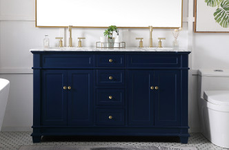 Wesley Bathroom Vanity Set (VF50060DBL)