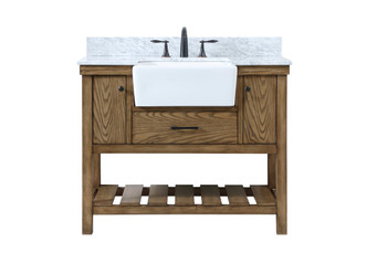 Elegant Lighting - VF60142DW-BS - Single Bathroom Vanity - Clement - driftwood