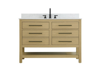 Elegant Lighting - VF60548MHB-BS - Bathroom Vanity - Karson - Honey Brown
