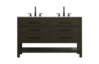 Elegant Lighting - VF60554DMMB - Bathroom Vanity - Karson - Mocha Brown