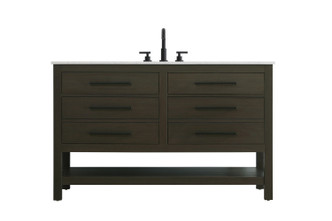 Elegant Lighting - VF60554MMB - Bathroom Vanity - Karson - Mocha Brown