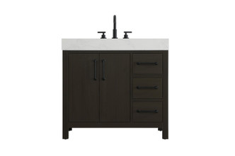 Elegant Lighting - VF60636MMB - Bathroom Vanity - Nathan - Mocha Brown