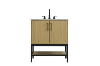 Elegant Lighting - VF60730MHB - Bathroom Vanity - Lennox - Honey Brown