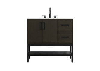 Elegant Lighting - VF60736MMB - Bathroom Vanity - Lennox - Mocha Brown