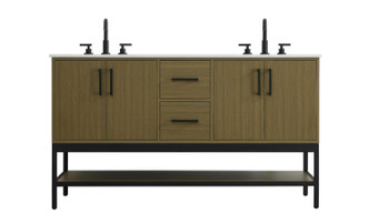 Elegant Lighting - VF60760DMCB - Bathroom Vanity - Lennox - Chestnut Brown