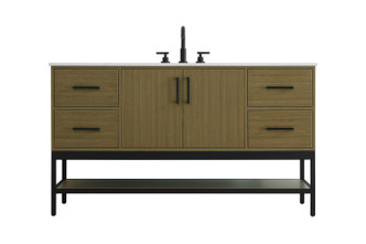 Elegant Lighting - VF60760MCB - Bathroom Vanity - Lennox - Chestnut Brown