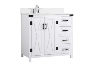 Grant Bathroom Vanity Set (VF90236WH-BS)
