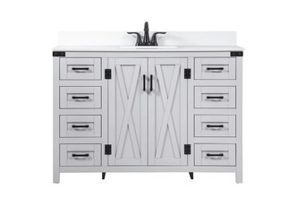 Elegant Lighting - VF90248GR-BS - Single Bathroom Vanity - Grant - grey