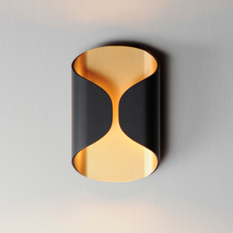 Folio LED Outdoor Wall Lamp (E30151-BKGLD)
