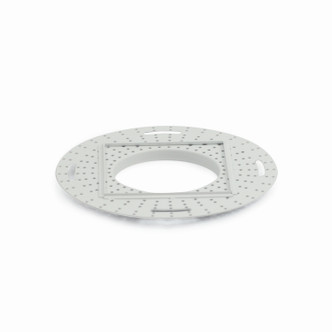 Nora Lighting - NIO-FMMR-2S - 2 Square Flush Mount Mud Ring - Rec Iolite - Unfinished