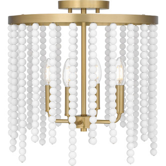 Apelle Four Light Semi Flush Mount (APE1716AB)