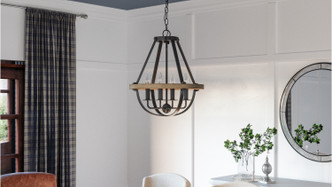 Bartlett Four Light Pendant (BRL2816EK)
