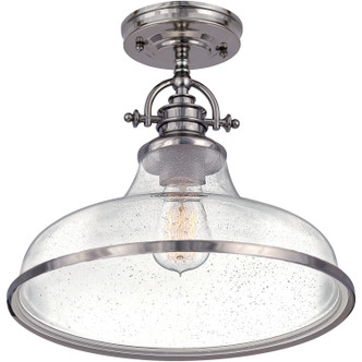 Grant One Light Semiflush Mount (GRTS1714BN) Grant One Light Semiflush Mount (GRTS1714BN)