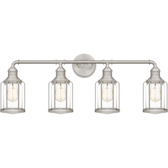 Quoizel - LUD8634BN - Four Light Bath - Ludlow - Brushed Nickel