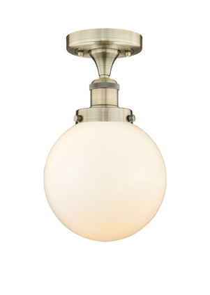 manufacturer_finish:Antique Brass|manufacturer_glass:Matte White Beacon