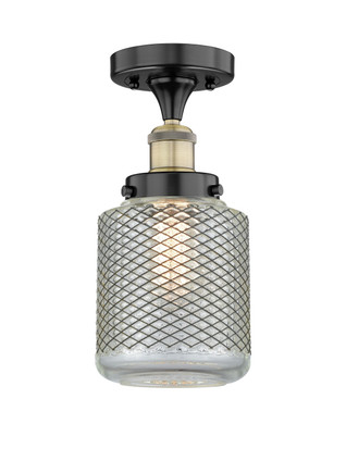 Innovations - 616-1F-BAB-G262 - One Light Semi-Flush Mount - Edison - Black Antique Brass