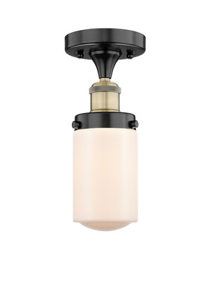 Innovations - 616-1F-BAB-G311 - One Light Semi-Flush Mount - Edison - Black Antique Brass