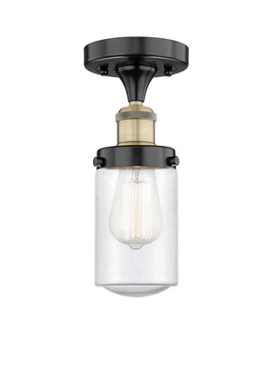 Innovations - 616-1F-BAB-G314 - One Light Semi-Flush Mount - Edison - Black Antique Brass
