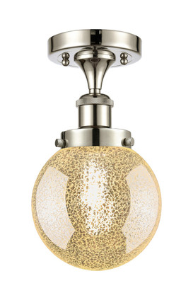 Innovations - 616-1F-PN-G208-6 - One Light Semi-Flush Mount - Edison - Polished Nickel