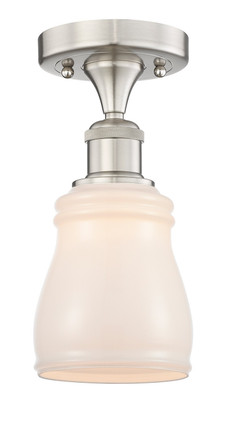 Innovations - 616-1F-SN-G391 - One Light Semi-Flush Mount - Edison - Brushed Satin Nickel